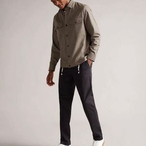 NWT Ted Baker LS Elasticated Waist Shacket in Natural DROPOFF, Men's Clothing